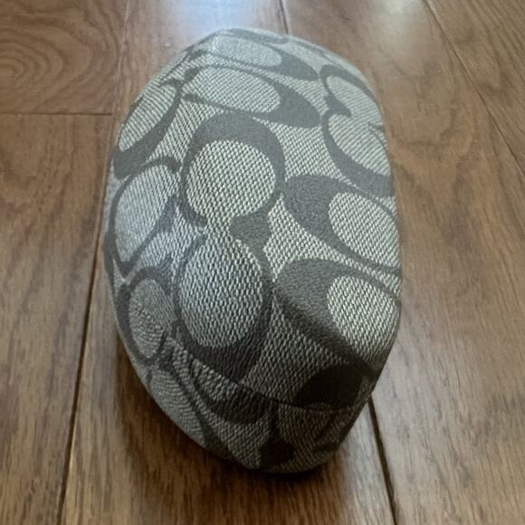 Coach Eyeglass Case Hard Clam Shell Logo Glasses or Sunglasses Khaki/Brown - Picture 5 of 7